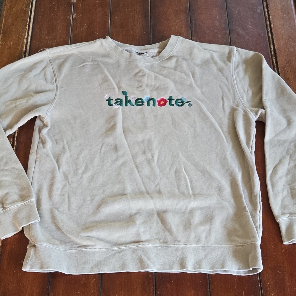 Women's Crewneck Sweatshirt in Light Beige